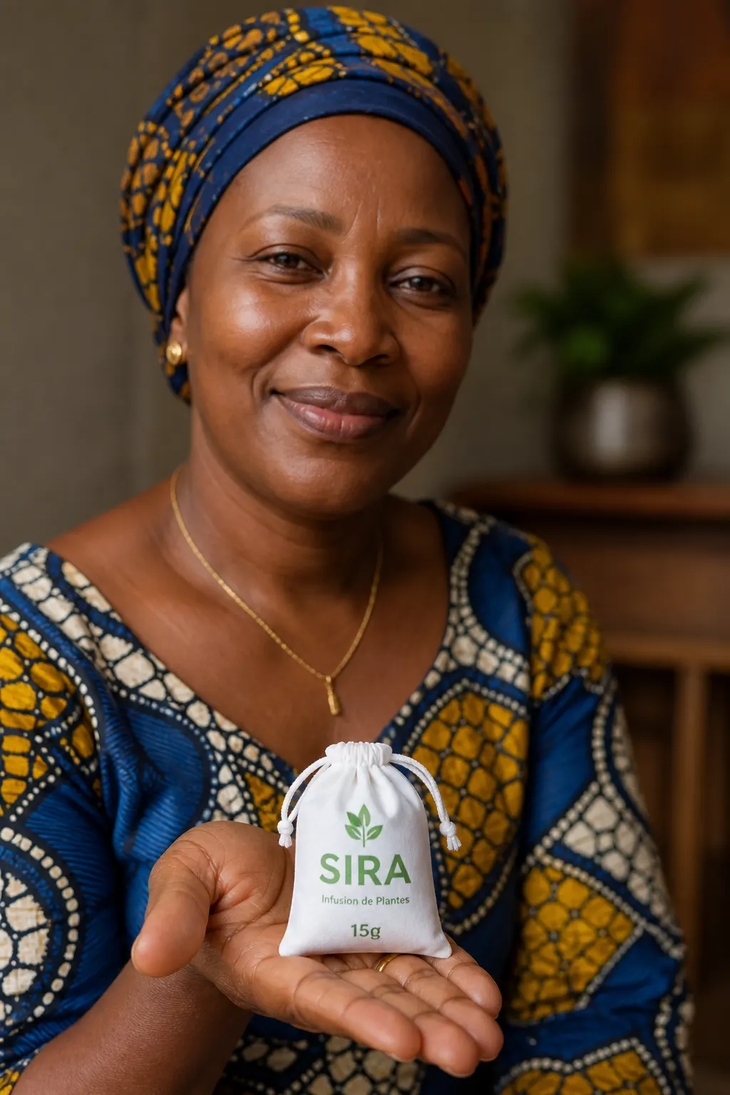 SIRA 15 g dans une main