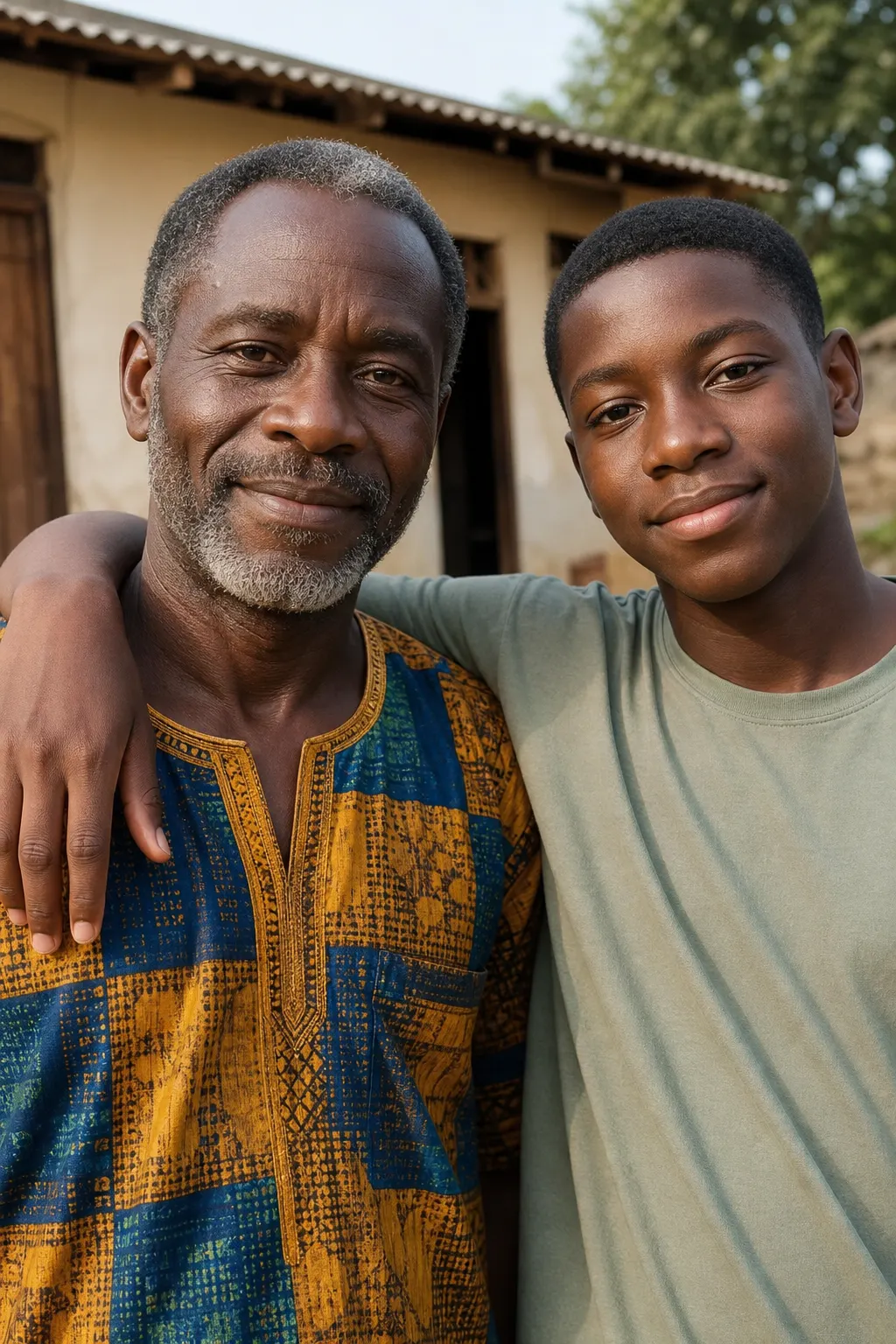 Après — avec son fils