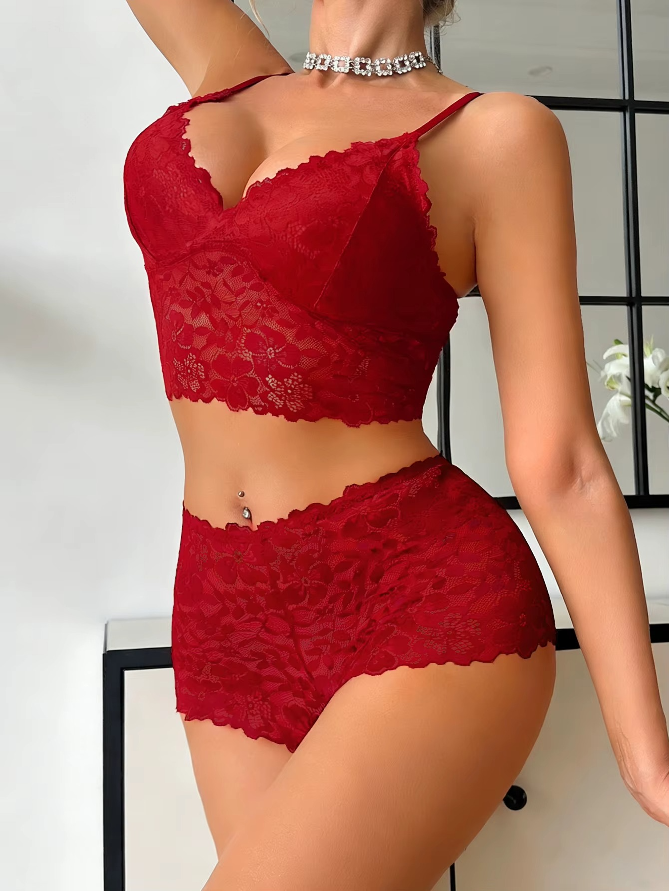 Ensemble bordeaux, autre angle